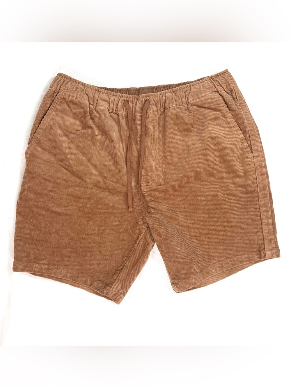 Katin Corduroy Shorts Men's Large Brown Drawstring Surf Casual